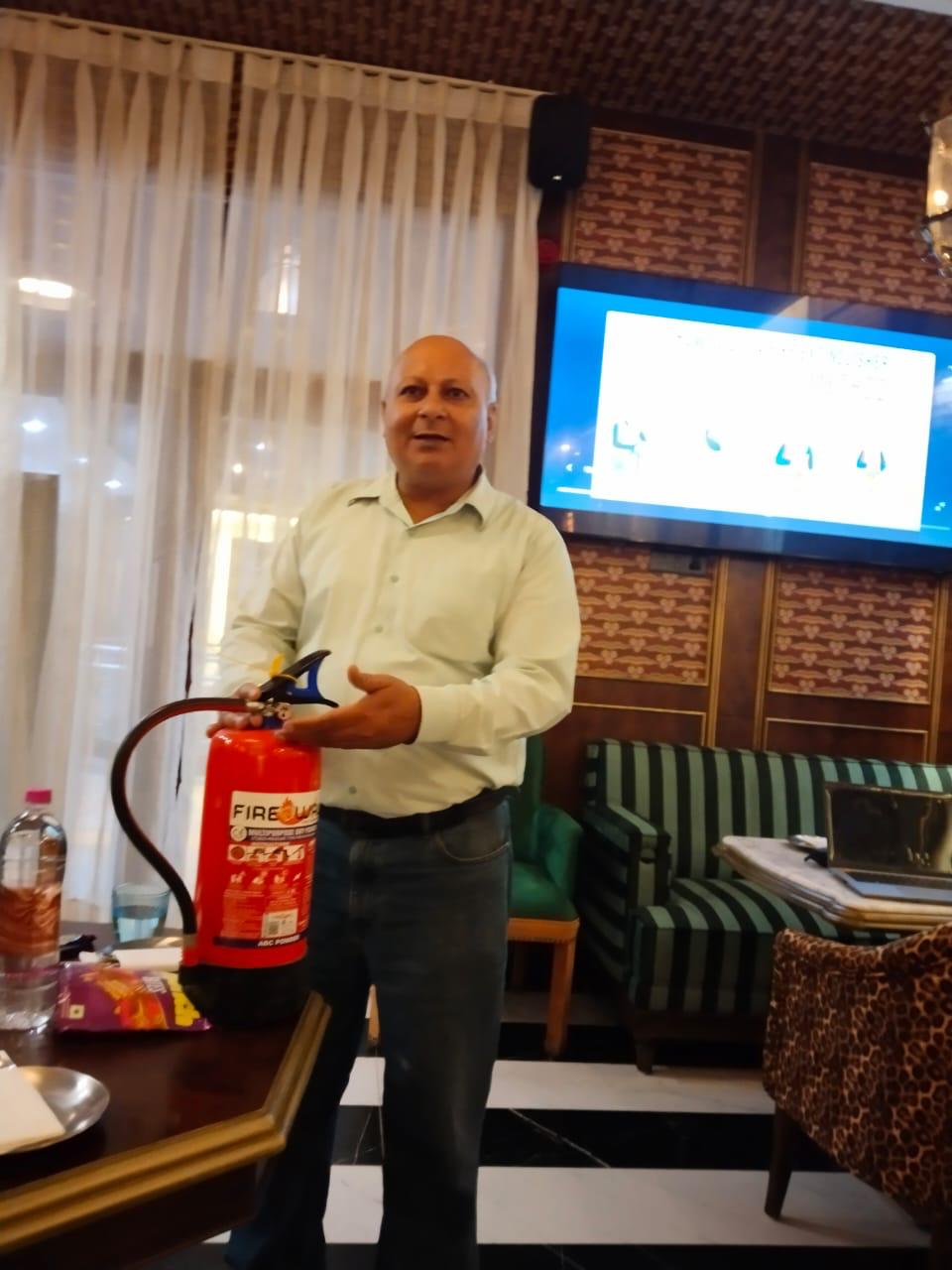 Fire extinguisher training